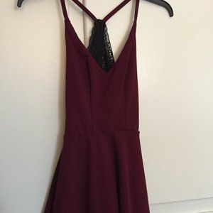 Maroon Dress